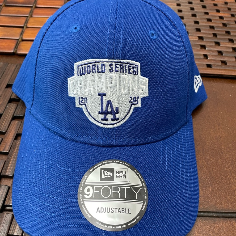 New Era Blue World Series Champions Cap